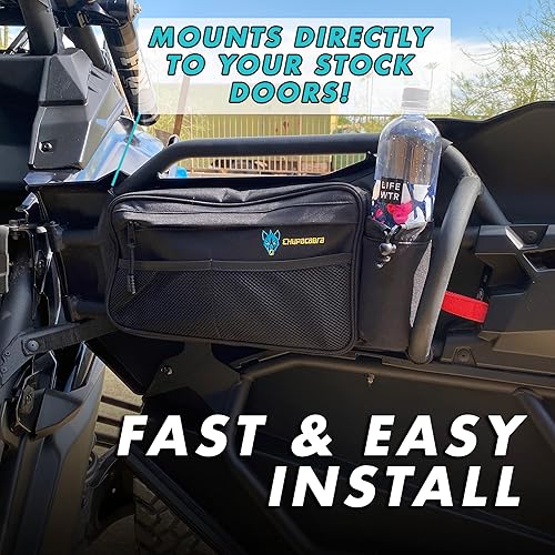 Miniatura 3 de Chupacabra Offroad Can-Am X3 - Bolsas para puerta trasera, resistentes al agua, para modelos 2017-2021, juego de dos bolsas para puerta derecha e