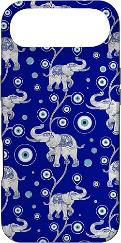 Miniatura 27 de Carcasa con dije de elefante de buena suerte para iPhone 16