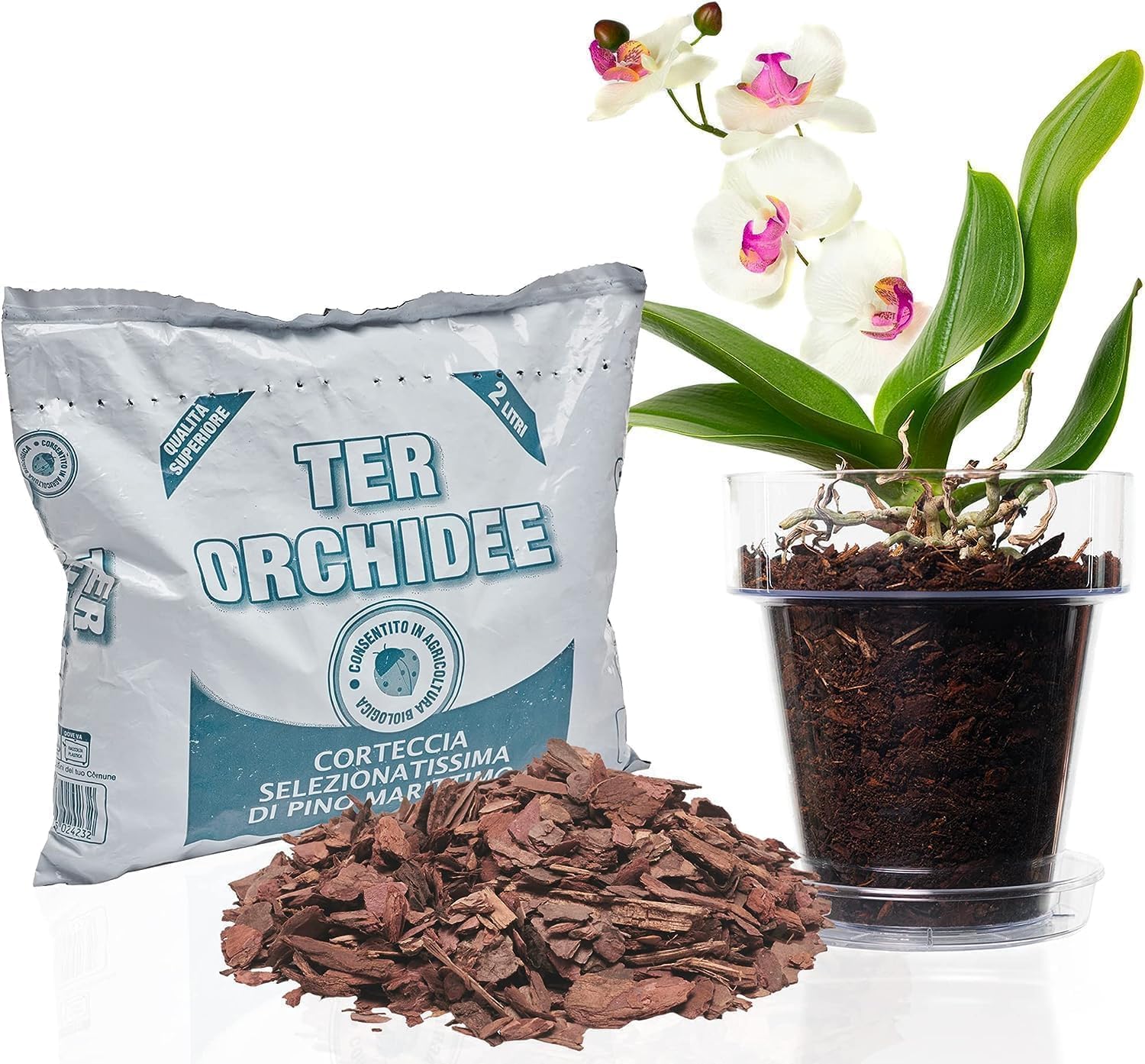 Wankd Orchideeënpot, transparante orchideeënpot, bloempot, orchidee, kunststof met ademende gaten en sleuven, voor de tuin, bureaudecoratie, 15 cm Wankd Orchideeënpot, transparante orchideeënpot, bloempot, orchidee, kunststof met ademende gaten en sleuven, voor de tuin, bureaudecoratie, 15 cm