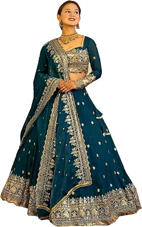 indian ready to wear navratri Chaniya choli for women flared Lehenga choli with stitched blouse Q-355