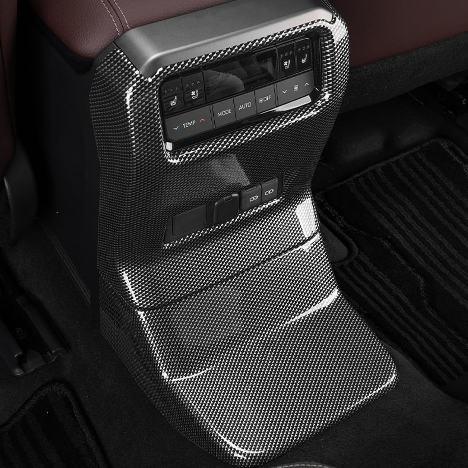 Rear air Conditioning kick Plate for 2024-2025 2026 Toyota Land Cruiser 250 1958 Prado LC250 J250 Interior air Vent Button Decorative Cover Modification Accessories