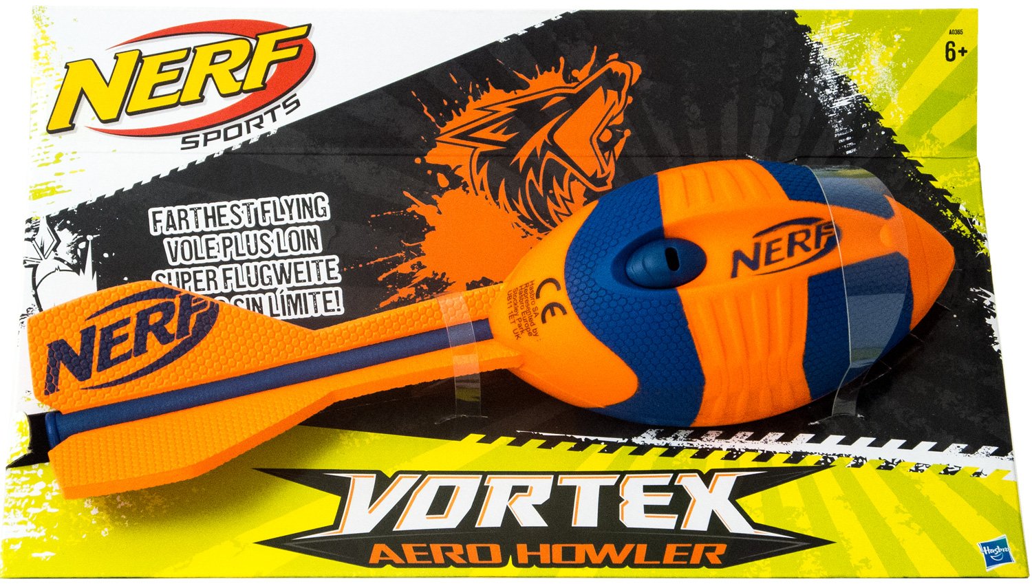 Nerf Vortex Mega Howler Ballon de Football