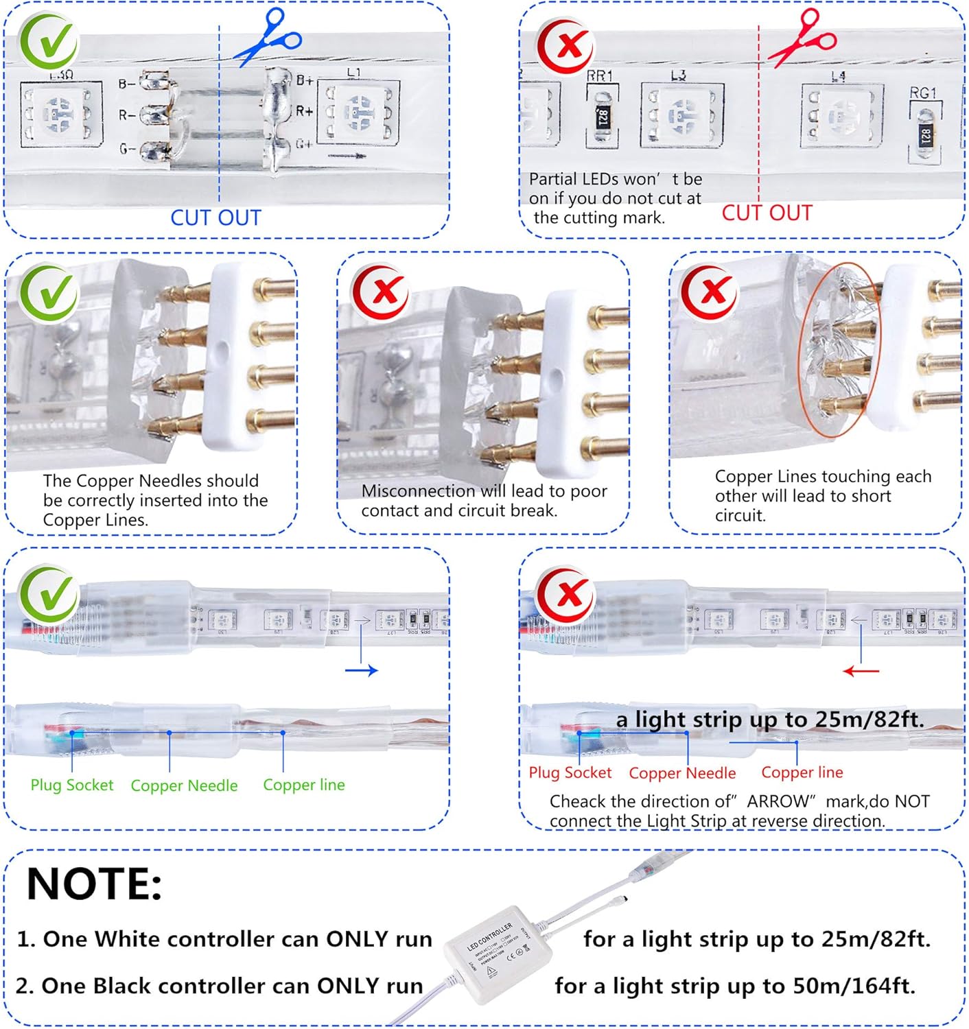 🔥 Brillihood Flexible LED RGB Rope Light Strip, Multi Color Changing SMD 5050 LEDs, 110-120V AC, Dimmable, Waterproof, Indoor / Outdoor Rope Lighting + Remote Controller - (50m/164ft) Amаzоn Crаzу 🔥 Dеаlѕ Brillihood Flexible LED RGB Rope Light Strip, Multi Color Changing SMD 5050 LEDs, 110-120V AC, Dimmable, Waterproof, Indoor / Outdoor Rope Lighting + Remote Controller - (50m/164ft)