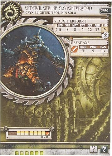 Miniatura 5 de Privateer Press - Warmachine - Cryx General Gerlak Slaughterborn Model Kit