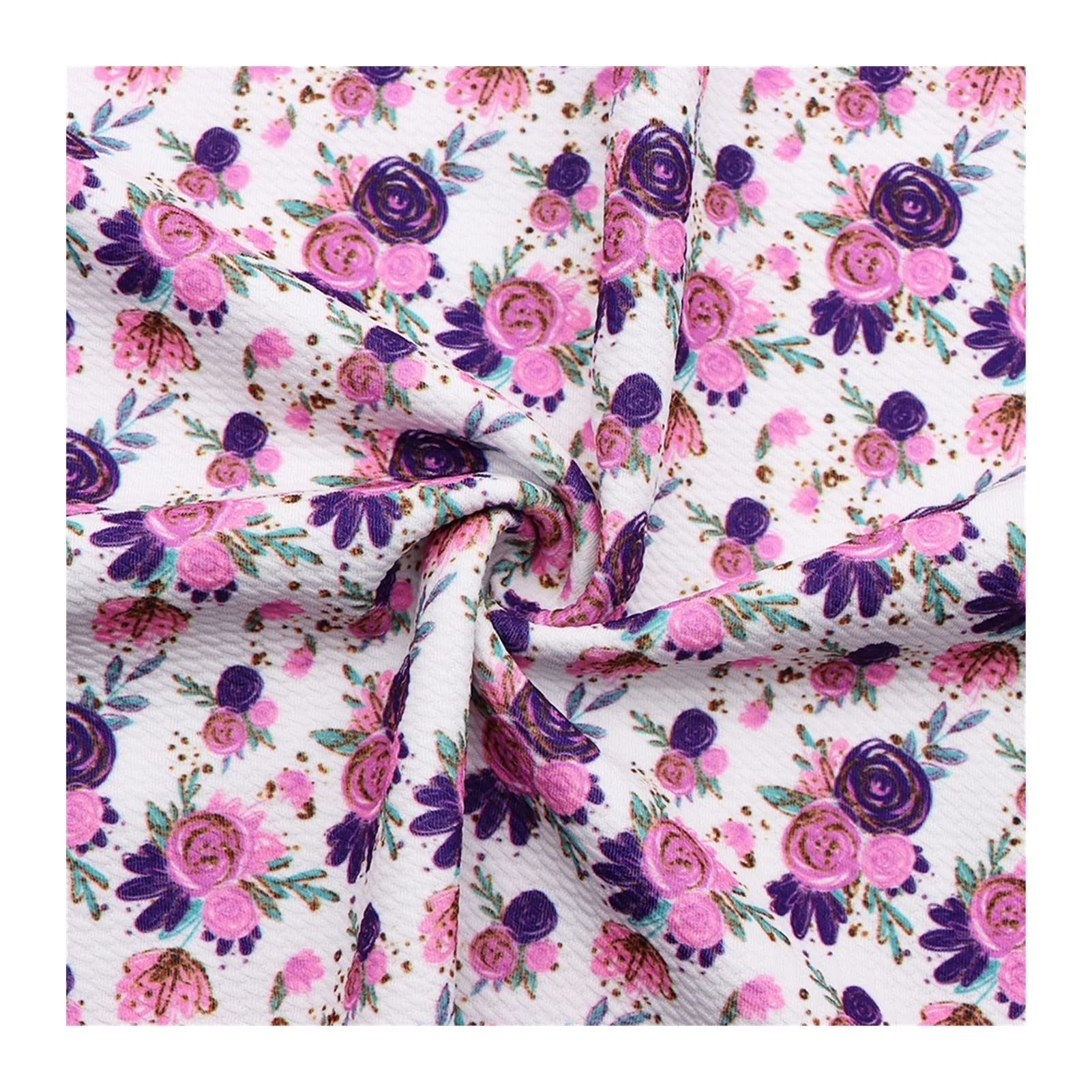 50 * 145 cm Flower Floral Planta Pura o poliéster Algodón o satén Costura Patchwork Material de edredón de Tela de Tela Telas (Color : 1088056, Weight : Double Brushed Poly)