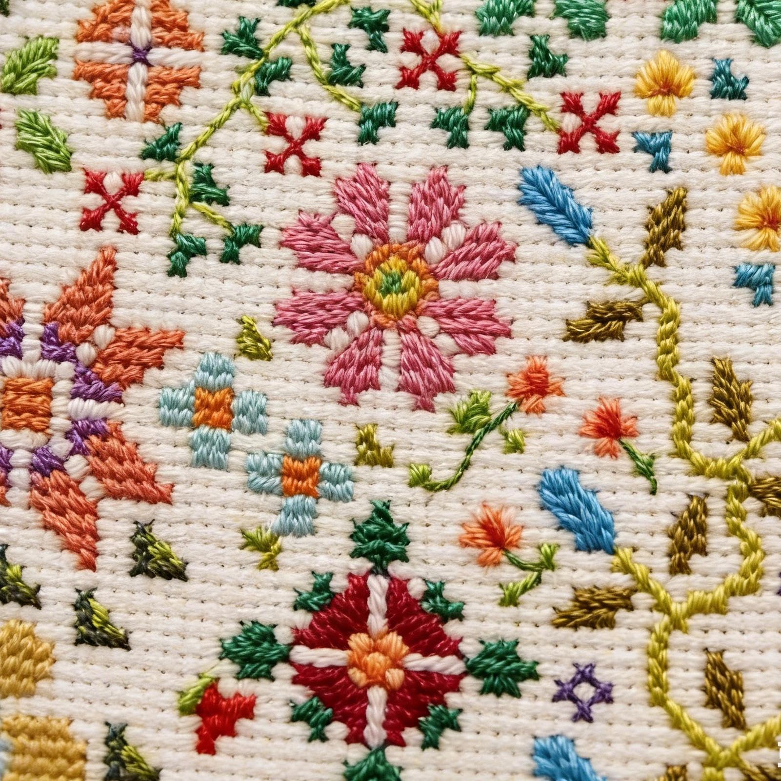 Generico Kit Di Ricamo - Attrezzi Per Cucito A Croce | Kit di Ricamo per Principianti,Per Apprendimento Pratica Adulti Unisex Decorazione Casa Cucito Trapunto Festività Vacanza