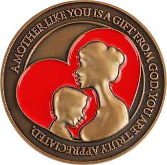 Mothers Coin, I Love You Mom Token of Appreciation, Gift for Mom, Mothers Day or Birthday Gifts for Mom from Son, Daughter, or Husband. Proverbs 3128, Gift Idea for Women Who Have Everything