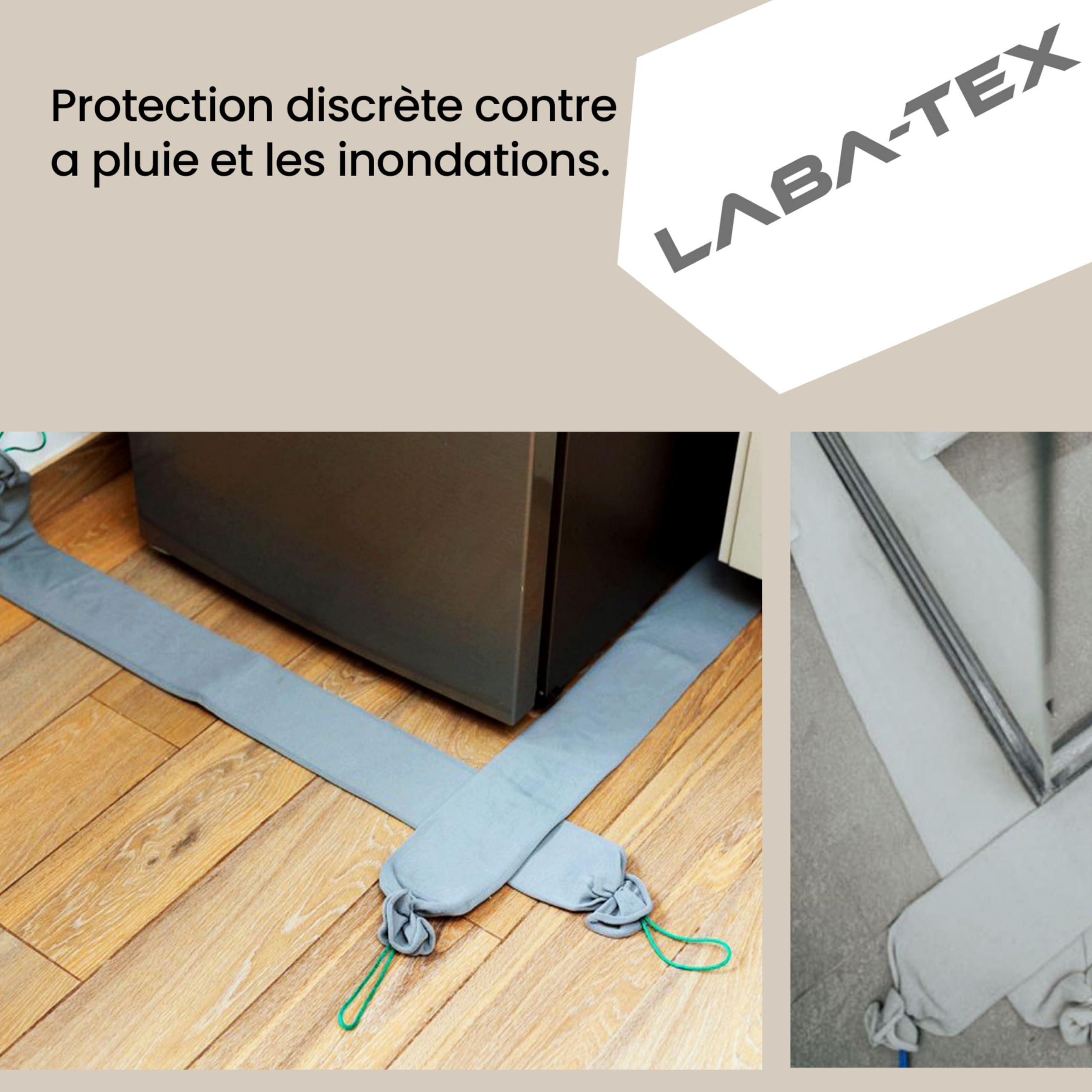 Barrière anti-fuite activée par l'eau pour canalisations, machines à laver et toilettes bouchées – aucune préparation requise, capacité d'absorption jusqu'à 4L et 8L, lot de 3 : 120 × 10 cm, JETABLE