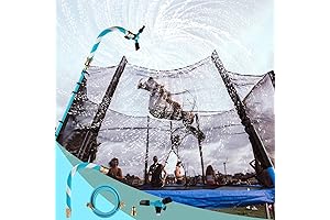 Trampoline Sprinkler for Kids, 360° Water Sprinkler for Trampoline
