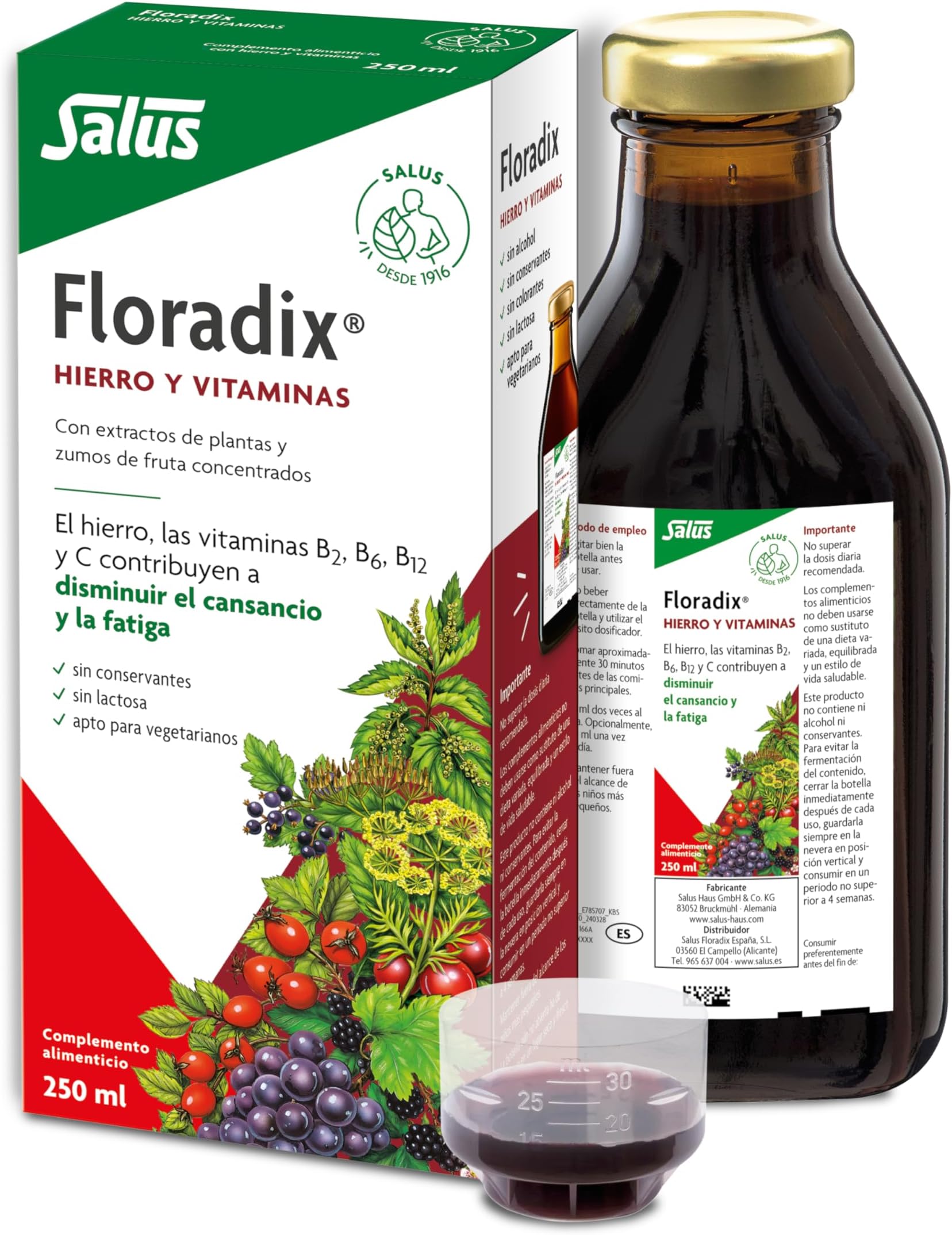 Floradix Iron & Vitamin Formula Liquid 250ml