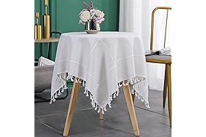 Rustic Farmhouse Small Table Cloth Checkered Fabric Bedside Table Cover