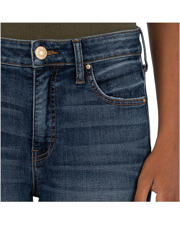 KUT from the Kloth Stella High-Rise Fab Ab Flare W/Raw Hem - #4 of 4