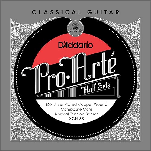 Miniatura 15 de D'Addario Cuerdas de Guitarra Pro-Arte Nylon Cuerdas para Guitarra - SDH-3B - Cuerdas Guitarra Clásica - Mitad Juegos, Tensión Dura Plateada, Cobre