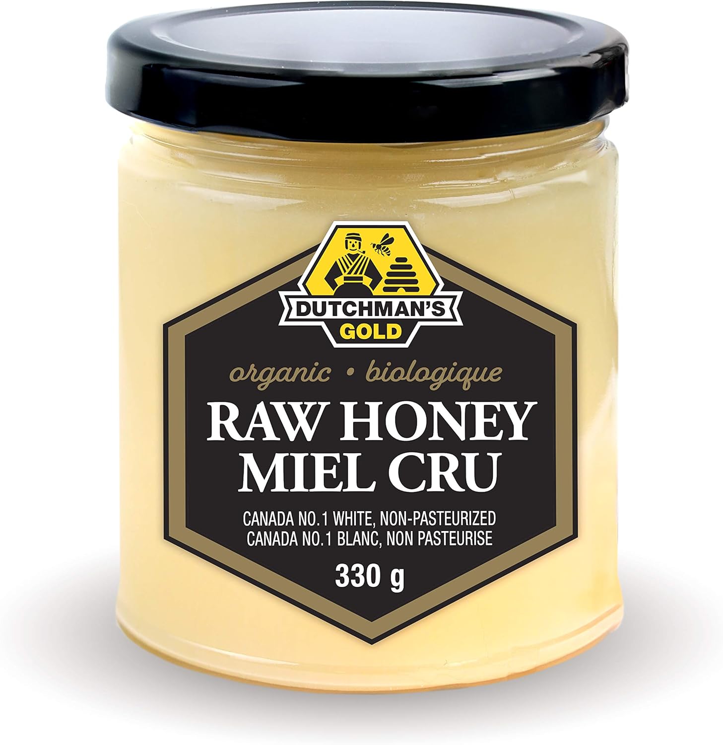 Dutchman’s Gold Organic Raw Honey – 330g, Pure & Unfiltered, 100% Natural Honey, No Additives, Made in Canada, Perfect for Tea, Healthy Cooking, and Sweetening Beverages Dutchman’s Gold Organic Raw Honey – 330g, Pure & Unfiltered, 100% Natural Honey, No Additives, Made in Canada, Perfect for Tea, Healthy Cooking, and Sweetening Beverages