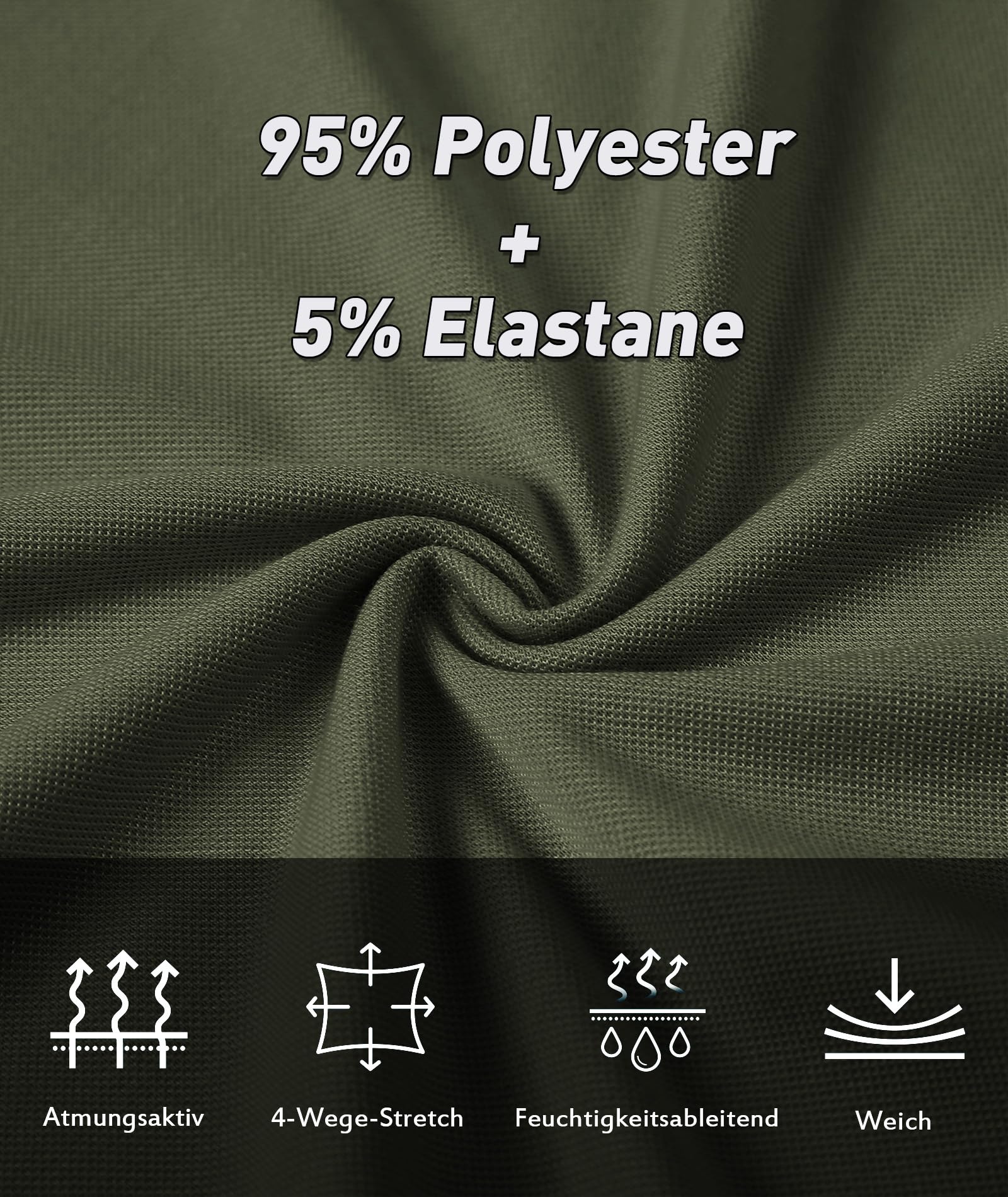 SwissWell Polo Homme Manches Courtes Golf Respirant Tshirt Polos de Sport Homme Eté Séchage Rapide Tennis Chemises - 4