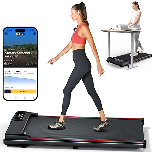 Compact Incline Walking Treadmill for Small Spaces