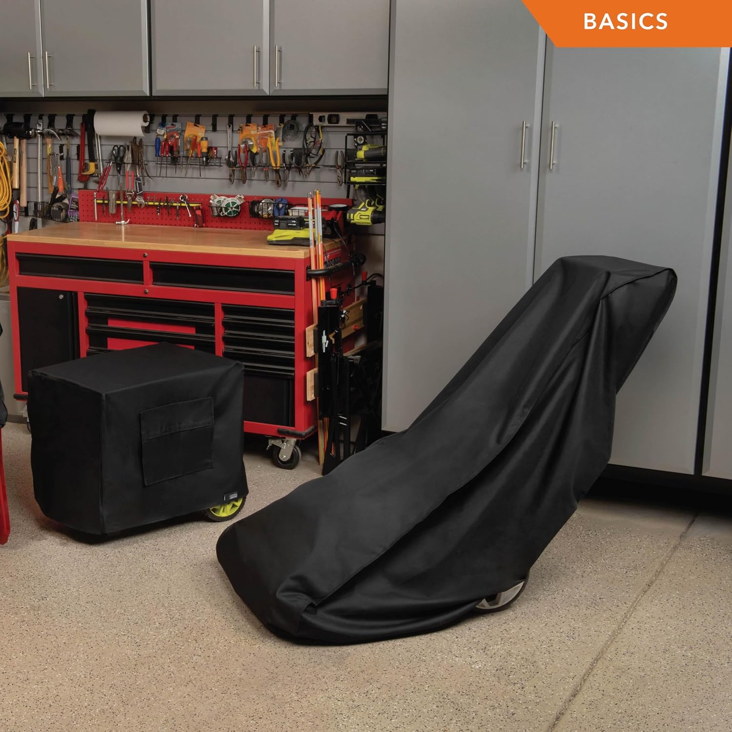 MODERN LEISURE Basics Outdoor Pressure Washer Cover, 20.”L x 23”W x 39”H, Black