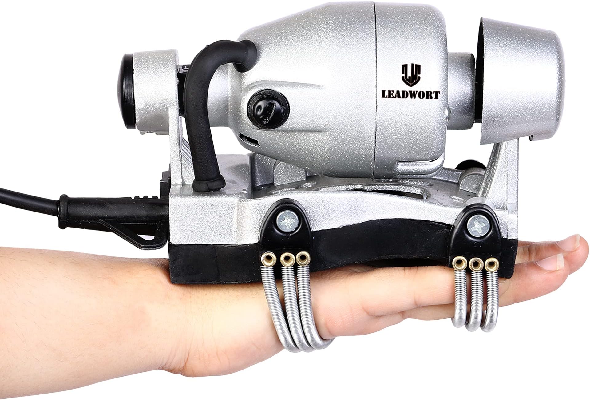 Powerful Silver Double Speed Built Floating Action Body/Head Finger Massager Pain Relief Device ( Silver)