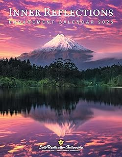 Inner Reflections 2025 Weekly Engagement Calendar, includes inspiring quotes from Paramahansa Yogananda