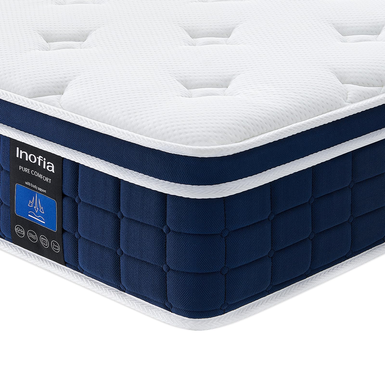 マットレス シングル マットレス専門ブランド 高反発マットレス 極厚23cm Amazon.co.jp: Inofia マットレス シングル マットレス専門ブランド 高