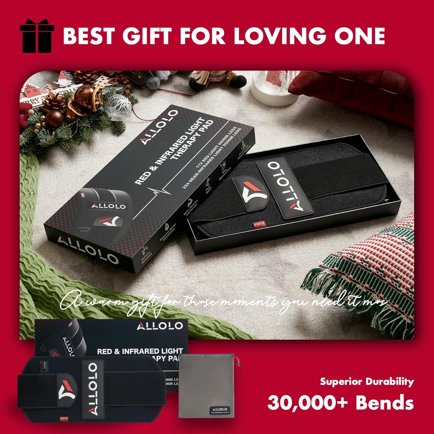 Allolo Red Light Therapy For Body, 16.7&Quot;*7.9&Quot; 660Nm &Amp; 850Nm ...