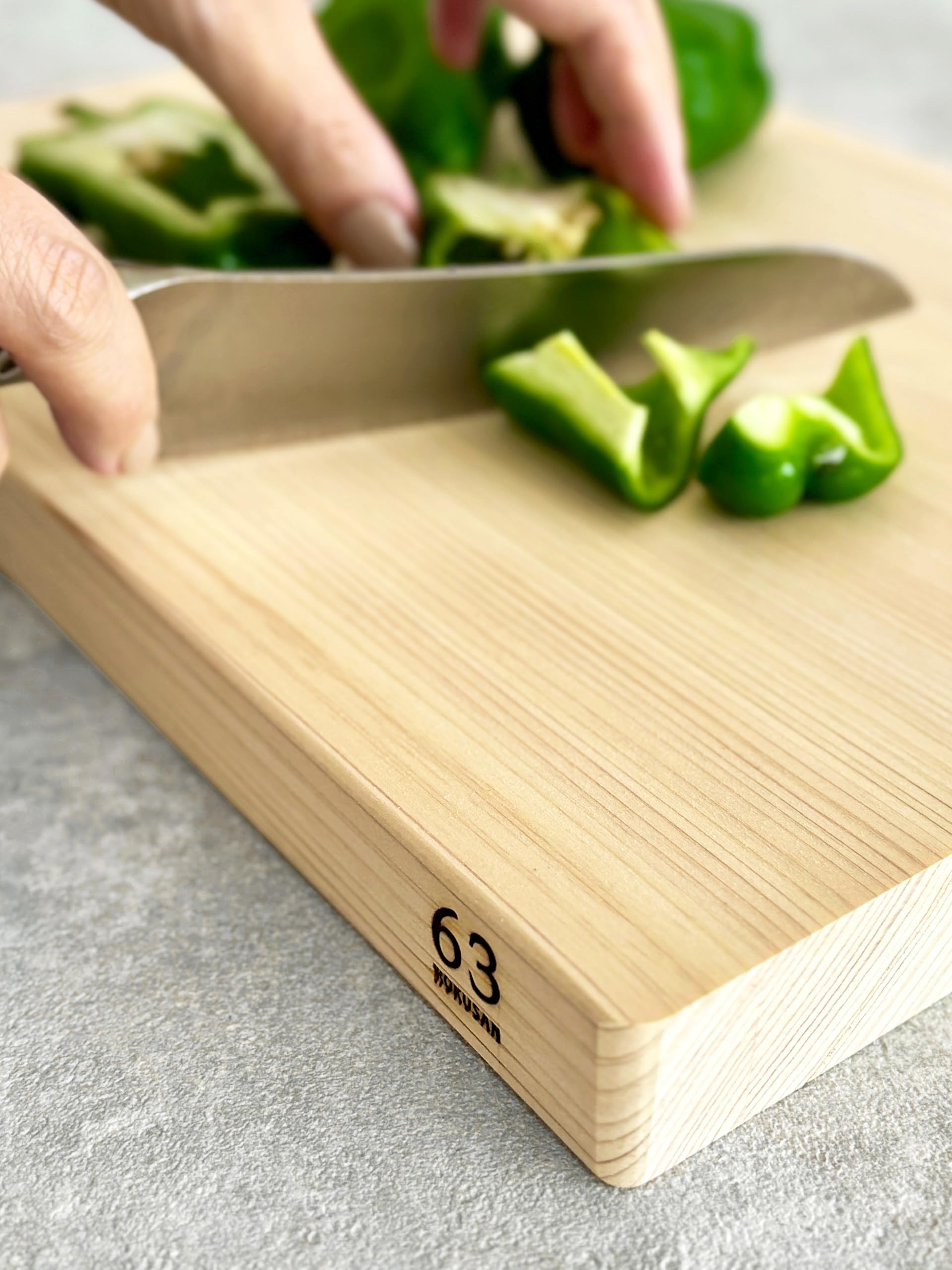 Amazon｜南海通商 ロクサン hinoki まな板 ナチュラル スクエア 0750
