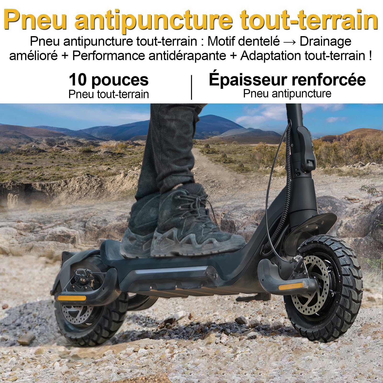 TODIMART X5S Trotinette Electrique Adulte Puissante APP Contrôle Autonomie 85km Batterie 48V 20Ah Moteur 1000W*2 Trottinette électrique Adulte Tout Terrain Double Suspension Scooter Electrique