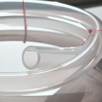 Pure Silicone Tubing - 3/4" ID x 1" OD - High Temp Kink-Free Hose Tube 500F 1 Foot