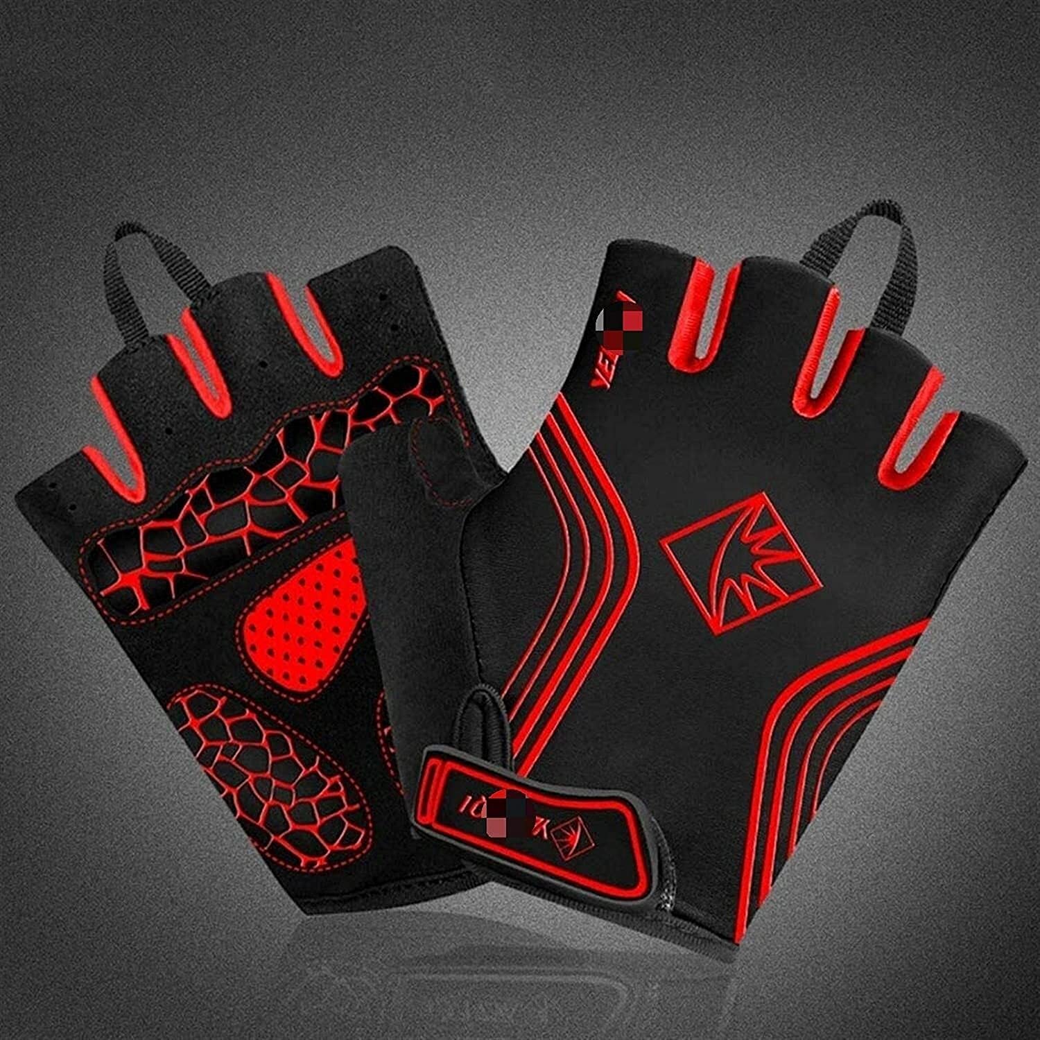 Fahrradhandschuhe, Halbfinger-Handschuhe, Fahrradhandschuhe, Sporthandschuhe, Gewichtheberhandschuhe, Trainingshandschuhe für Herren und Damen, Fitness-Handschuhe mit voller Handfläche