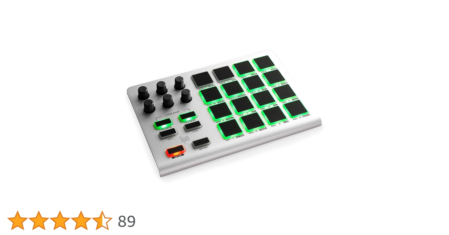 ESI Xjam MIDIパッドコントローラー ESI】コンパクトなUSB MIDIパッドコントローラー『Xjam』が新