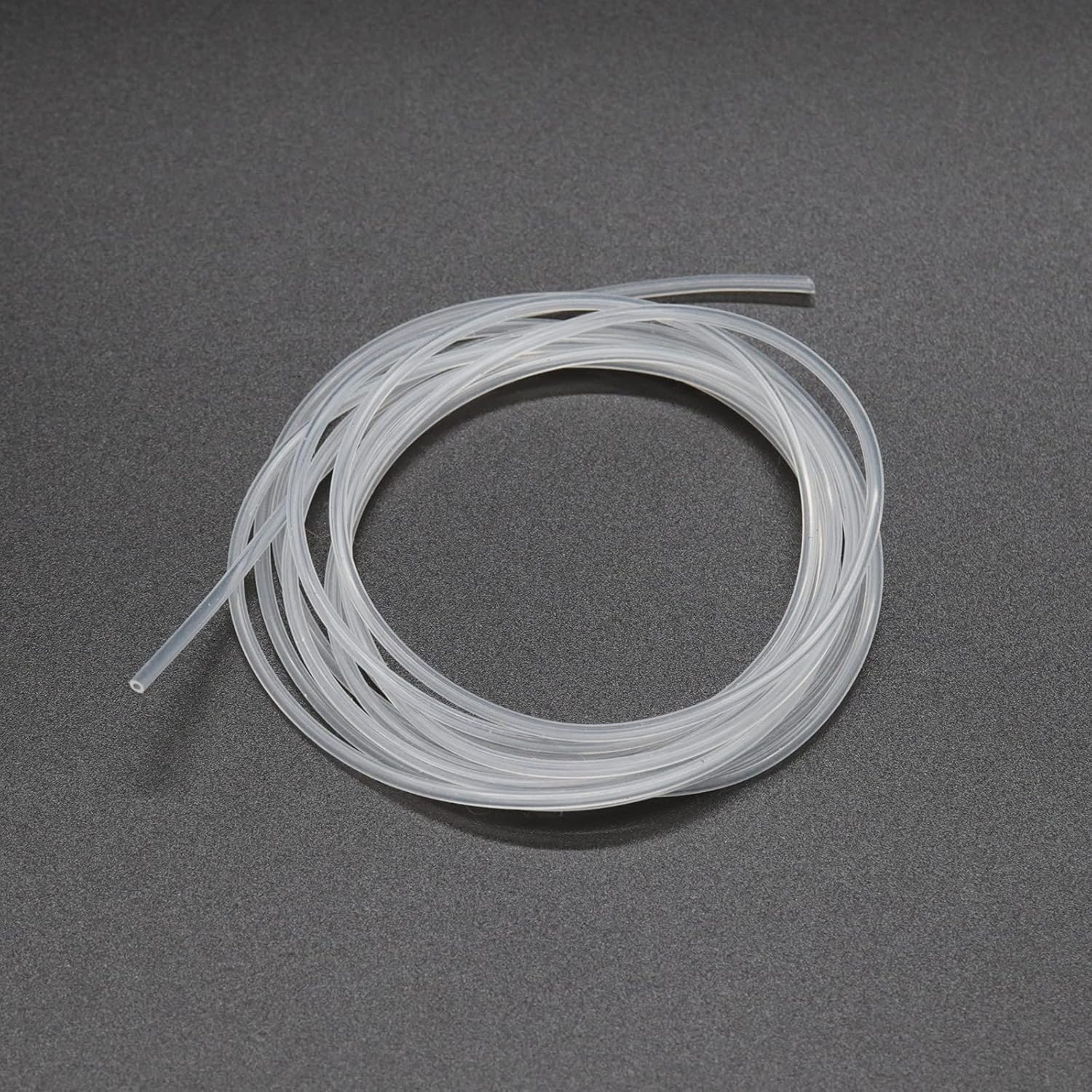 Silicone Tubing, 1mm ID x 2mm OD, 6.6ft (2m) Length, Flexible Silicone Rubber Tube Water Air Hose Pipe for Pump Transfer Transparent