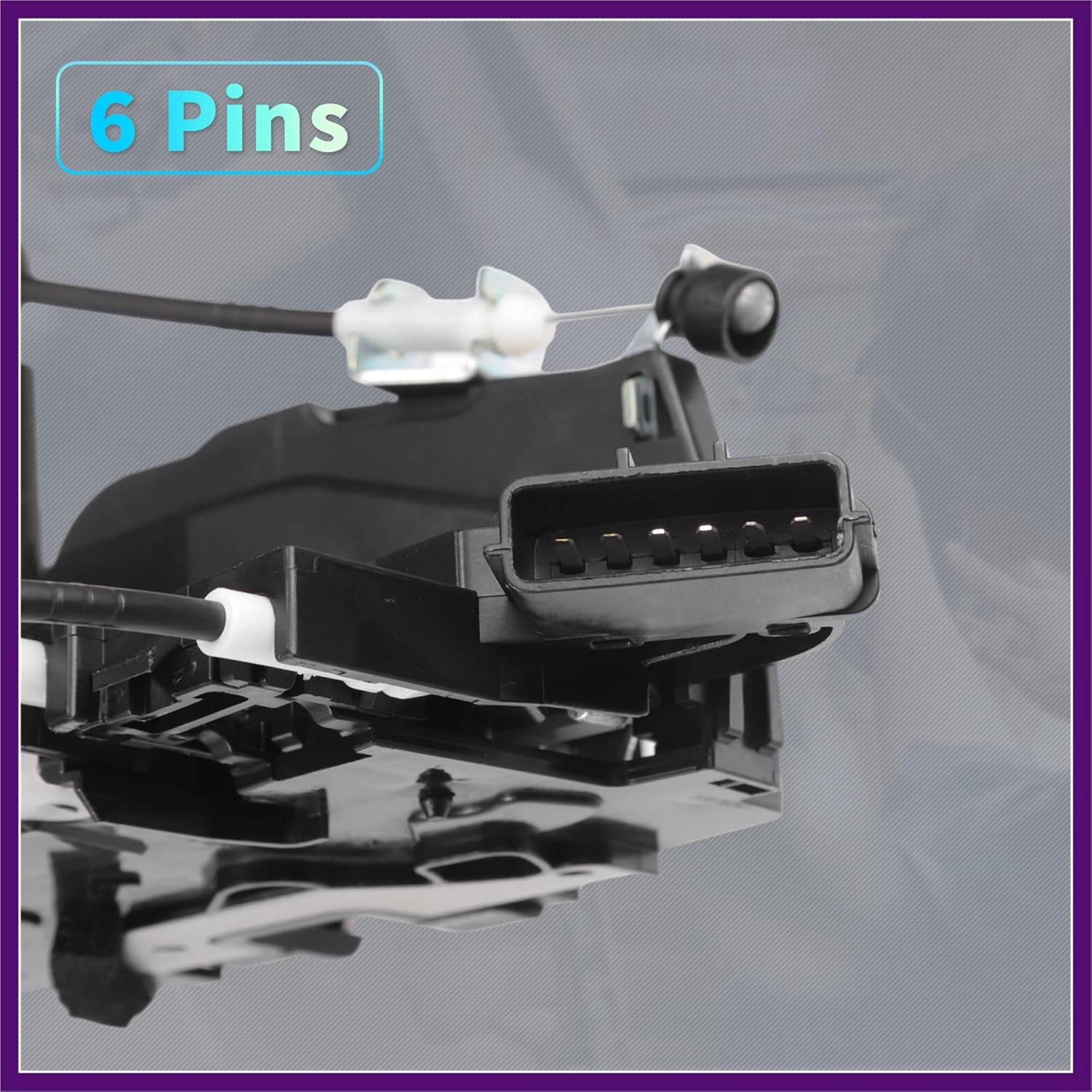 Replacement Front Left Driver Side Power Door Lock Actuator Motor with Cable for Nissan Rogue Sport 2017-2022 Door Latch Actuator Assembly No.805016MA0A Black Premium Fit Design