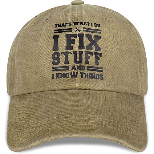 Cotton Baseball Cap Adjustable Mens Gifts Ideas for Birthday