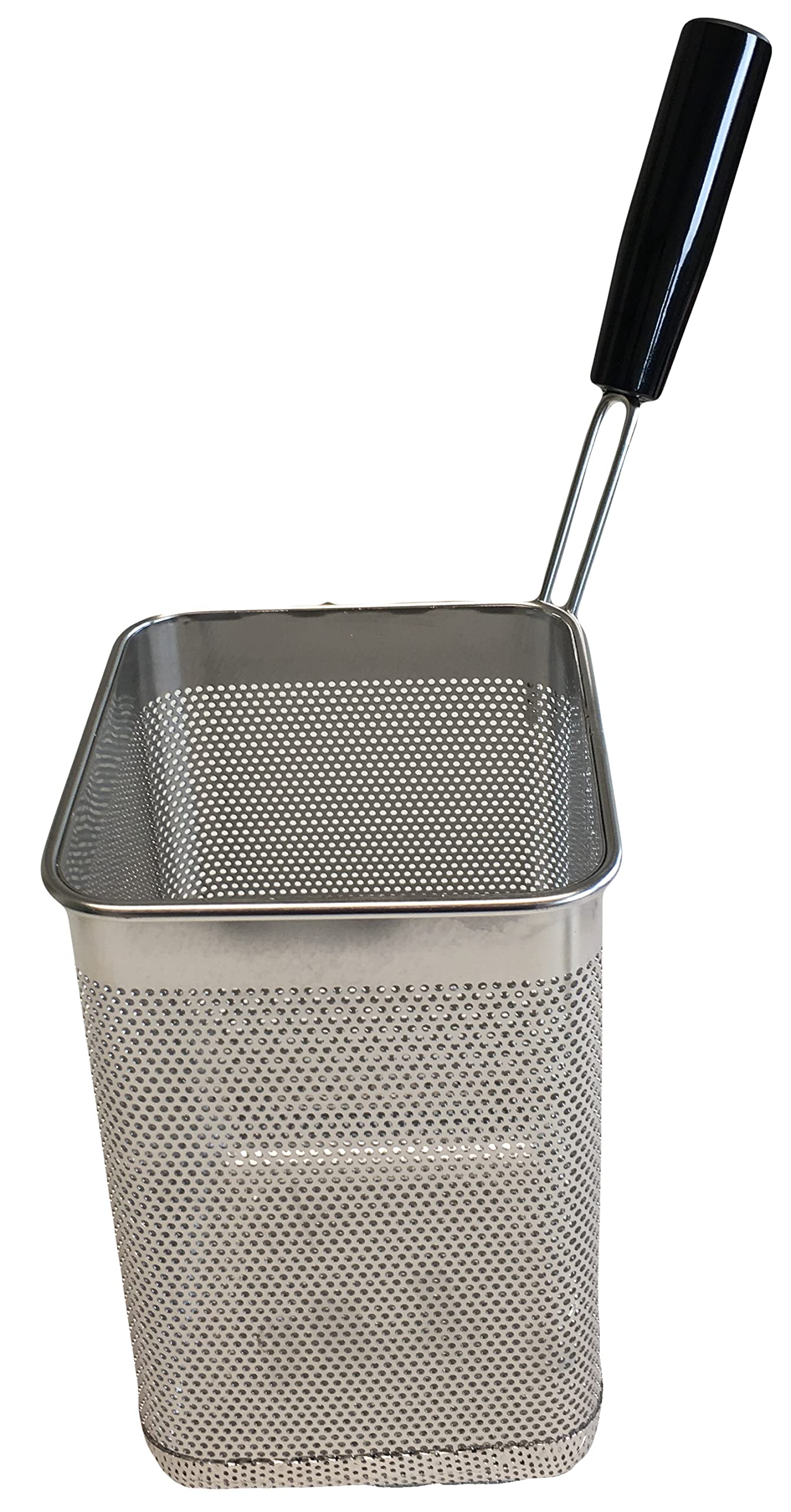 FBR0282 - CESTINO MADE IN ITALY CUOCIPASTA PROFESSIONALE 1/6 SINISTRO 143X163X215H MM IN ACCIAIO INOSSIDABILE AISI 304 CESTELLO CUOCI PASTA INOX GN 1/6
