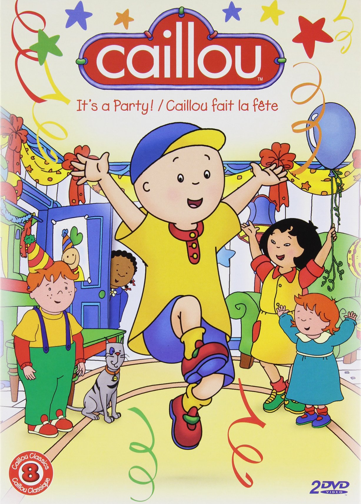 Caillou Cls V8: It's A Party (Bilingual) [DVD]