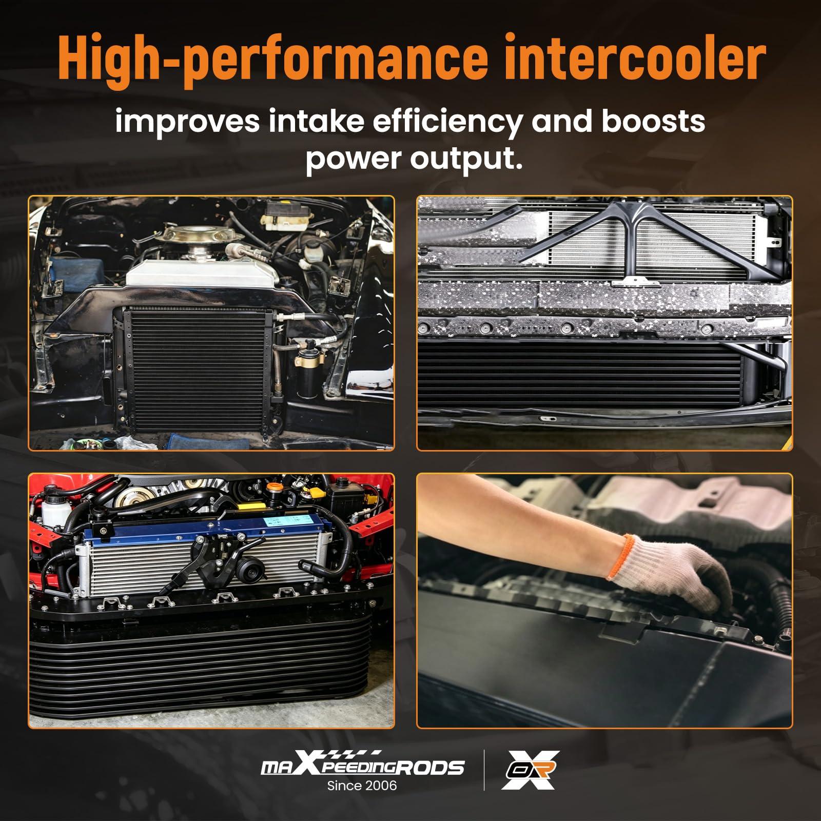 maXpeedingrods Refroidisseur Intermédiaire ; Intercooler pour Série 3 E90 E93 E92 E91 330d 335d | E90 E93 E92 E91 330d 335d Intercooler