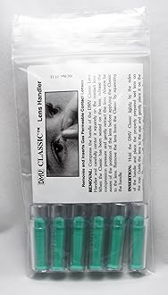 DMVClassic Vented Hard Contact Lens Remover (Green, 6Packs)