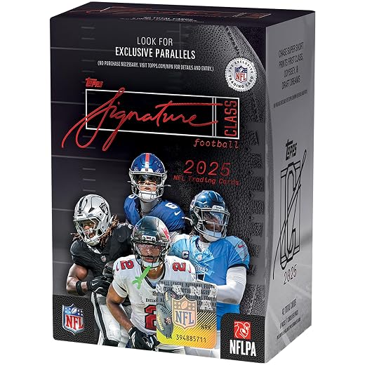 2025 Topps Signature Class Football - Factory Sealed - Value Box