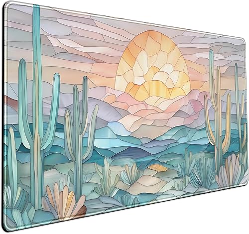 Miniatura 19 de Alfombrilla de ratón para juegos de estética vintage XL extendida grande - Diseño de academia negra con plantas verdes místicas - Alfombrilla Dark