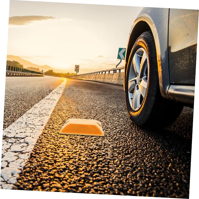 Placas Reflectantes de Buffer para Carretera 4 Piezas miniatura 4