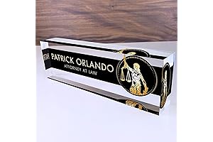 Artblox Office Desk Personalized Name Plate