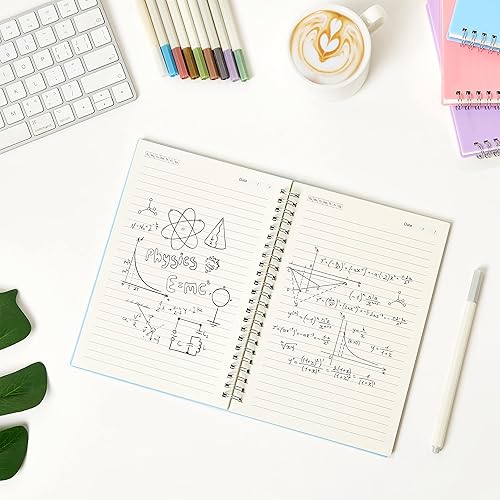 Miniatura 5 de Paquete de 3 cuadernos pequeños, cuadernos de bolsillo de 3.5 x 5.5 pulgadas con páginas rayadas, mini cuadernos de 100 GSM, 0.276 in, con rayas