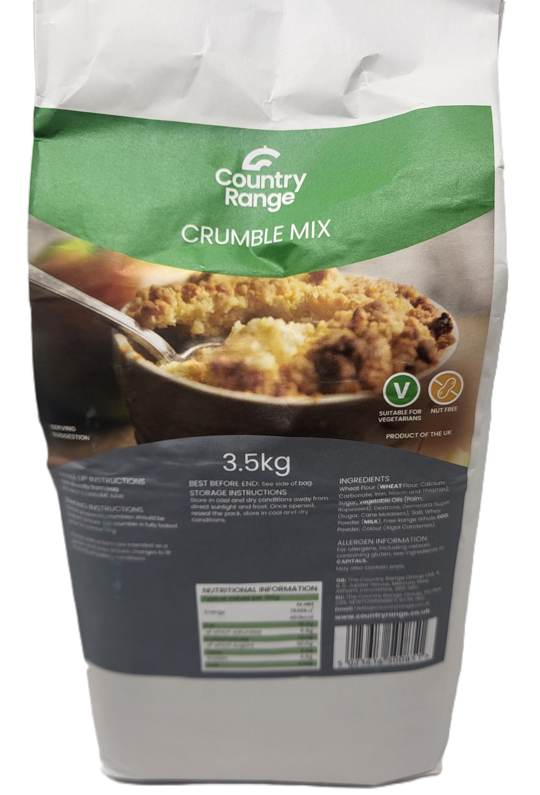Country Range Crumble Mix 3.5kg