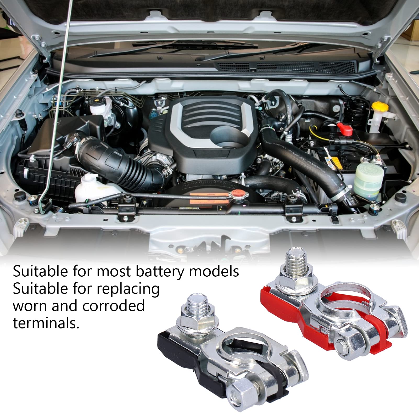 Connecteur de borne de batterie, ensemble de 5 paires, alliage ABS robuste résistant à la pour camions, bateaux, camping-cars, Durable, haute conductivité
