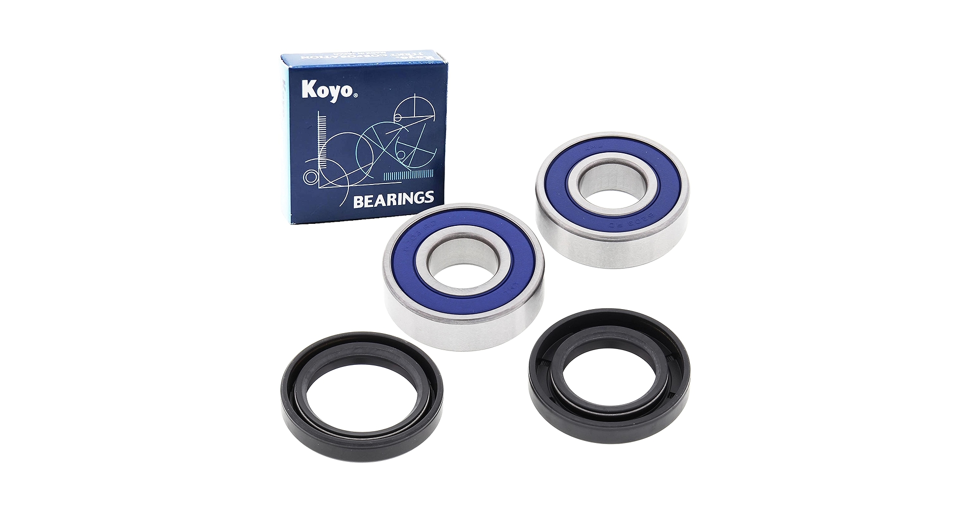 Amazon.com: BossBearing Japanese Front Wheel Bearings Seals Kit