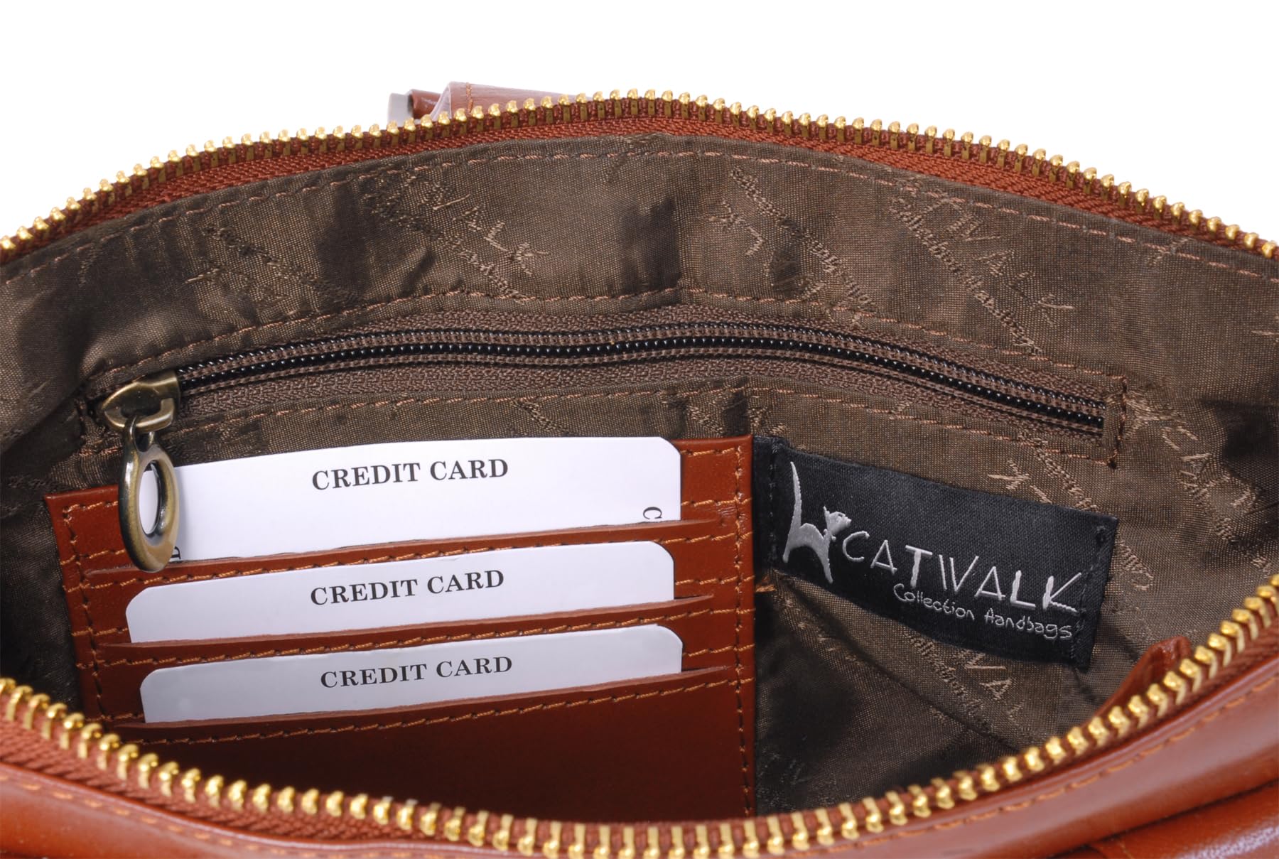 Catwalk Collection Handbags - Petit Sac Porté Épaule en Cuir Pour Femme - Sac Soiree à Main Avec Bandoulière Réglable - Natalie