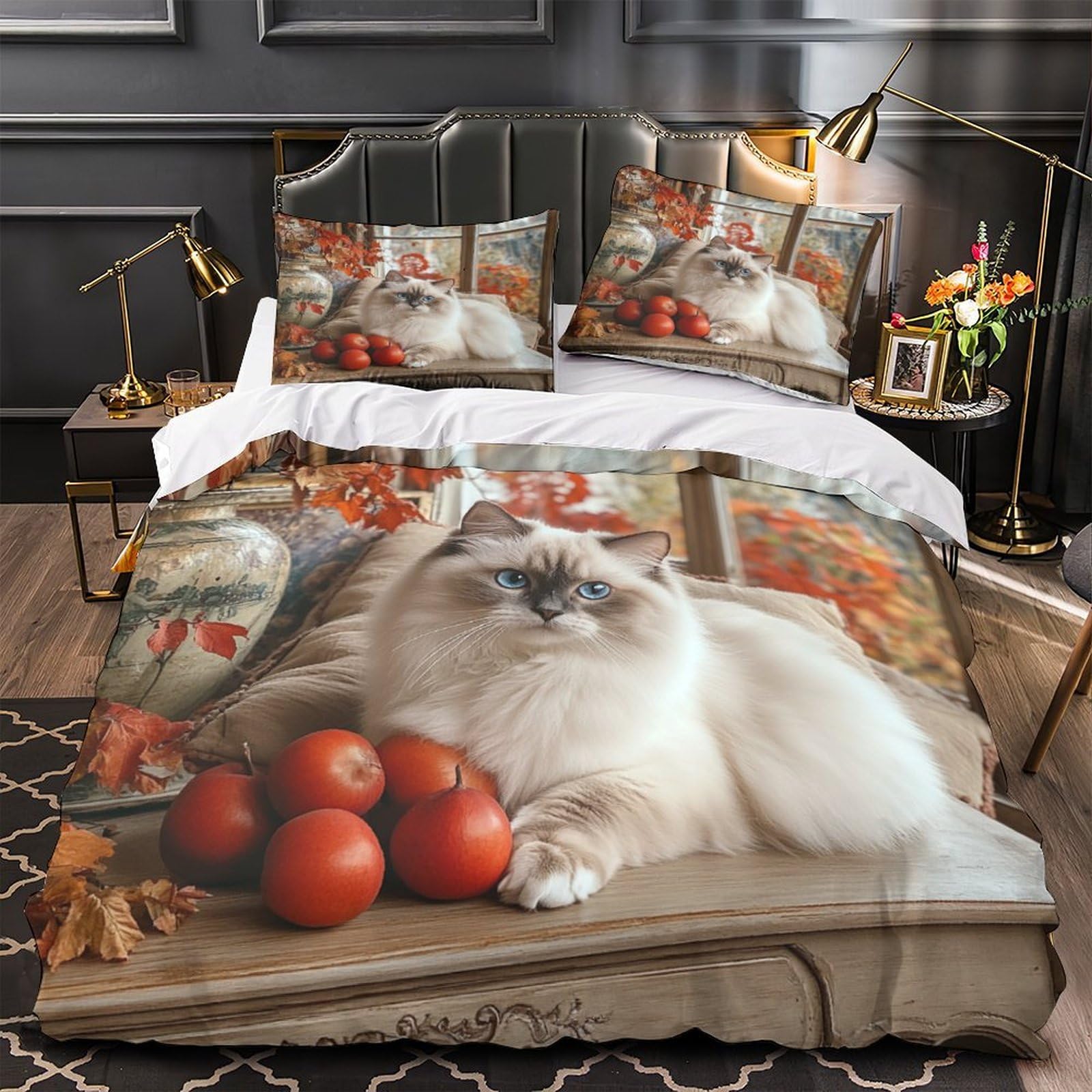 Housse de couette chat 200x200 microfibre : dites adieu au repassage et aux plis