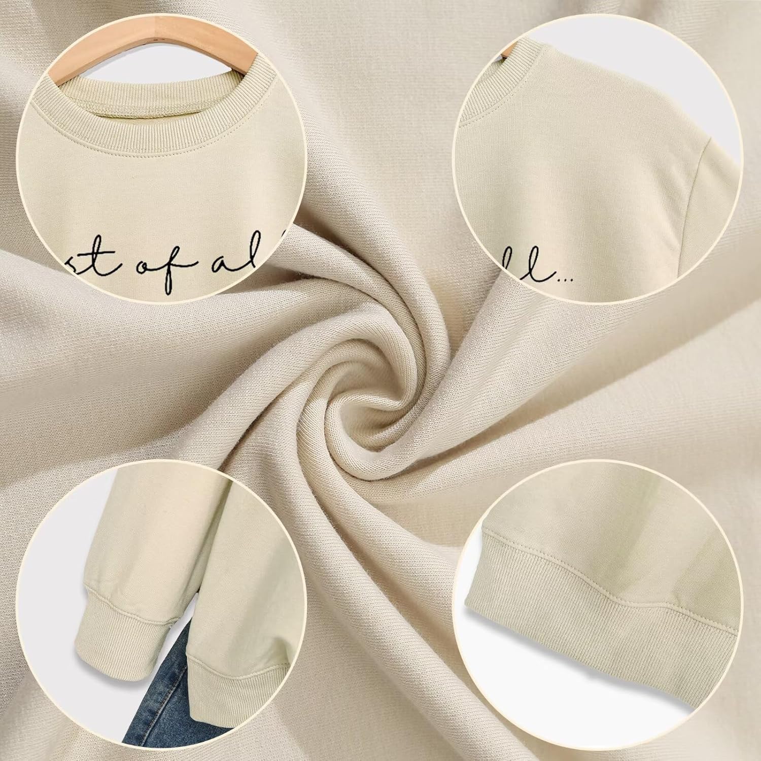 First of All I'm A Delight Sweatshirt Women Funny Sarcastic Sweatshirts Casual Crewneck Long Sleeve Pullover Top - Image 5