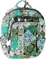 Vista 1 de Mochila para portátil (versión actualizada) con interiores de color sólido (mar Caribe con interior marino)