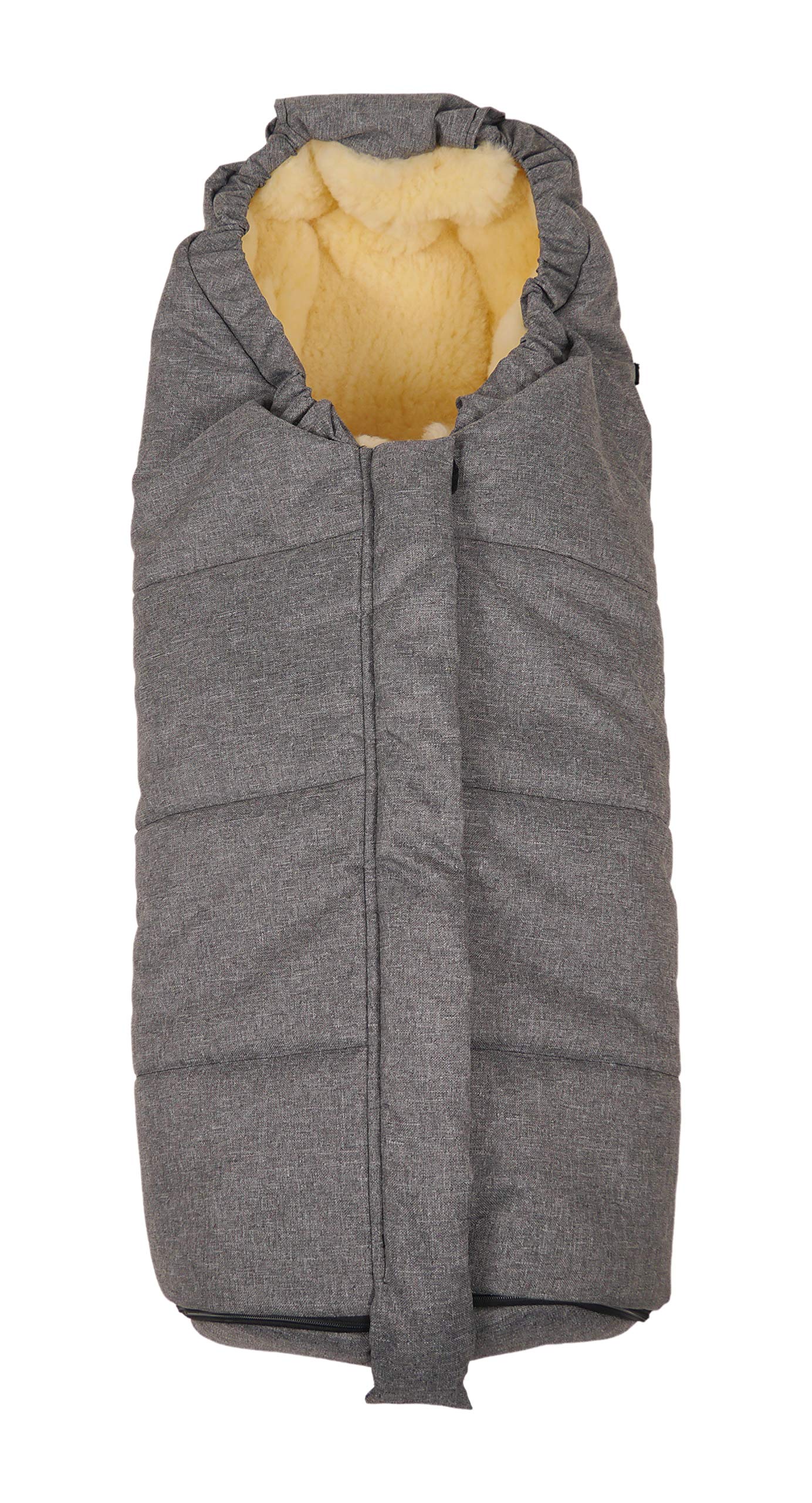 Kaiser 6721270 - Sacco coprigambe per passeggino X-Large, grigio